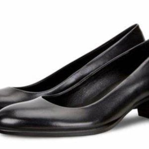 ECCO Shape 35 Pumps Black Leather EUR 41 US 10-10.5 NEW